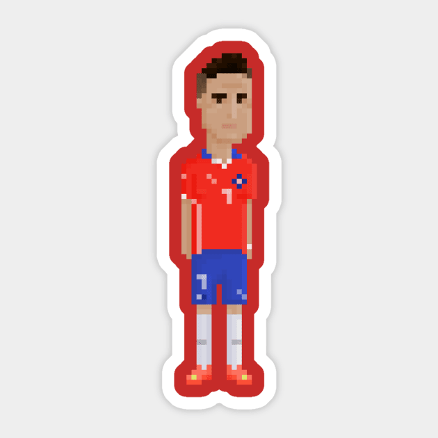 Alexis Sticker by PixelFaces